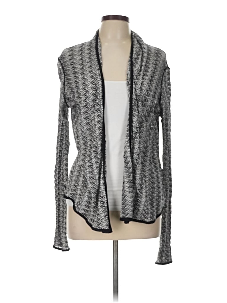 Pre-owned Nic + Zoe Kimono In Gray