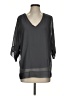 Pleione 100% Polyester Gray 3/4 Sleeve Blouse Size S - photo 1