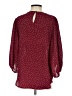 Maurices 100% Polyester Burgundy Long Sleeve Blouse Size S - photo 2