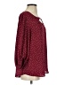 Maurices 100% Polyester Burgundy Long Sleeve Blouse Size S - photo 4