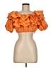 Vero Moda Orange Short Sleeve Blouse Size M - photo 1