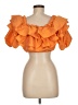 Vero Moda Orange Short Sleeve Blouse Size M - photo 2