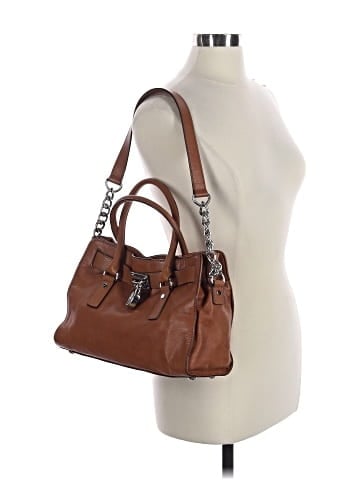 MICHAEL Michael Kors Leather Satchel (view 2)