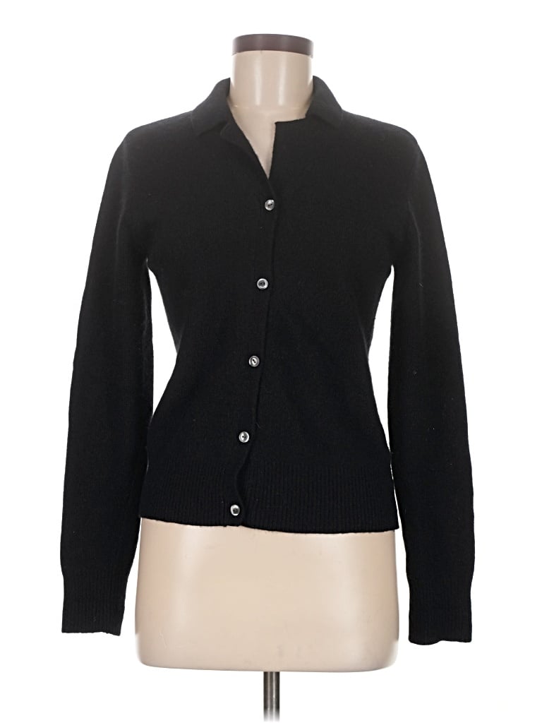 Pre-owned Jcrew Cardigan Sweater In Black