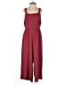 Assorted Brands Solid Burgundy Jumpsuit Size S - photo 1