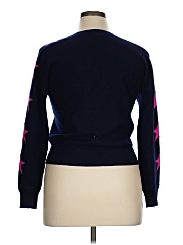 Aqua Cashmere Pullover Sweater (view 2)