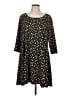 Assorted Brands Hearts Black Casual Dress Size L (estimated) - photo 1