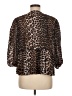 Unbranded 100% Polyester Animal Print Brown 3/4 Sleeve Blouse Size M - photo 2