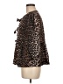 Unbranded 100% Polyester Animal Print Brown 3/4 Sleeve Blouse Size M - photo 5
