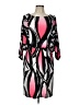 Studio 1 Print Black Cocktail Dress Size 12 - photo 1
