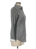 Talbots Houndstooth Gray Long Sleeve Button-Down Shirt Size 6 - photo 4