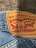 Levi's 100% Cotton Hearts Blue Jeans Size 24 waist - photo 7