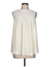 Hayden 100% Polyester Ivory Sleeveless Blouse Size L - photo 1