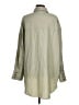 H&M 100% Polyamide Solid Green Long Sleeve Button-Down Shirt Size M - photo 2