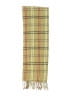Unbranded Plaid Yellow Tan Scarf One size - photo 2