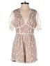 Le Lis 100% Polyester Stars Tan Romper Size S - photo 1