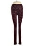 Unbranded Stars Burgundy Leggings Size M - photo 1