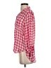 Hollister 100% Polyester Checkered-gingham Pink 3/4 Sleeve Blouse Size S - photo 5