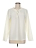 The Limited 100% Polyester Ivory Long Sleeve Blouse Size M - photo 1