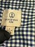Lands' End 100% Baumwolle Checkered-gingham Gray Blue Long Sleeve Button-Down Shirt Size 14 - 16 - photo 3