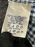 Lands' End 100% Baumwolle Checkered-gingham Gray Blue Long Sleeve Button-Down Shirt Size 14 - 16 - photo 4