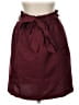 Unbranded 100% Polyester Solid Burgundy Casual Skirt Size S - photo 1