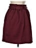Unbranded 100% Polyester Solid Burgundy Casual Skirt Size S - photo 2