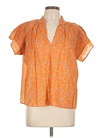 Birds of Paradis by Trovata Short Sleeve Blouse (view 1)