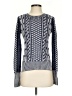 BCBGeneration Chevron-herringbone Blue Pullover Sweater Size S - photo 1