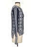 BCBGeneration Chevron-herringbone Blue Pullover Sweater Size S - photo 4