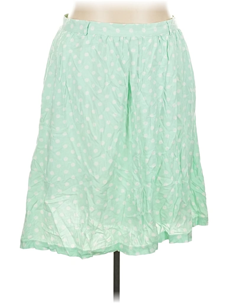 Pre-owned Modcloth Casual Skirt In Green