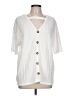 BKE White Cardigan Size L - photo 1