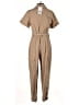 Zara Solid Tan Jumpsuit Size XS - photo 2
