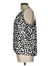 Ann Taylor LOFT Outlet 100% Polyester Polka Dots Silver Sleeveless Blouse Size Lg Petite - photo 5