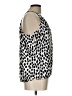 Ann Taylor LOFT Outlet 100% Polyester Polka Dots Silver Sleeveless Blouse Size Lg Petite - photo 4