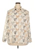 Unbranded 100% Polyester Paisley Ivory Long Sleeve Blouse Size 4X - photo 1