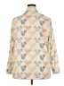 Unbranded 100% Polyester Paisley Ivory Long Sleeve Blouse Size 4X - photo 2
