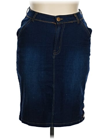 Deja Bleu Denim Skirt (view 1)