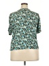 Carducci Teal Short Sleeve Top Size 3X - photo 2