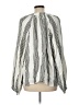 H&M Stripes Silver Long Sleeve Blouse Size L - photo 2