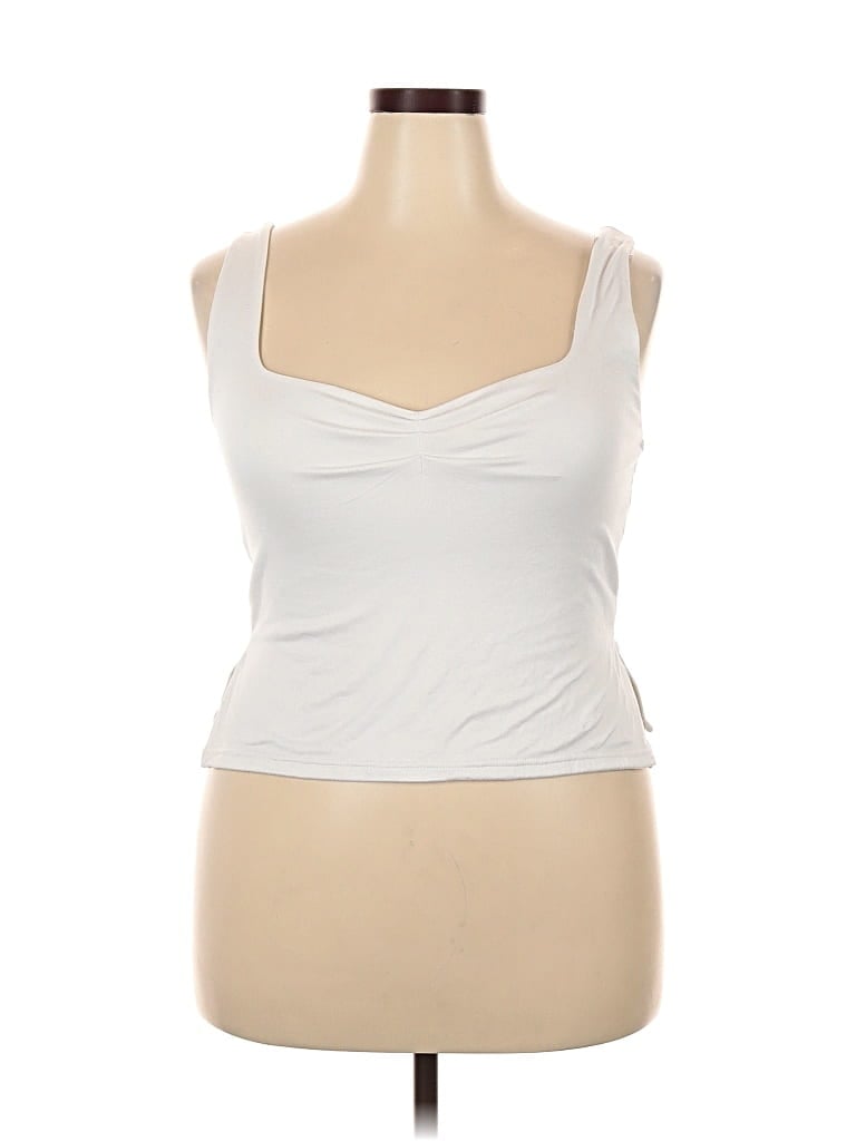 Pre-owned Rue21 Tank Top White Strapless Neckline Tops