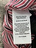 Express Outlet Stripes Burgundy Long Sleeve Blouse Size L - photo 8