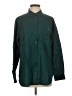 Eileen Fisher Solid Teal Long Sleeve Button-Down Shirt Size S - photo 1