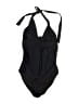 Unbranded Solid Black One Piece Swimsuit Size L - photo 1