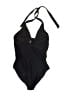 Unbranded Solid Black One Piece Swimsuit Size L - photo 2