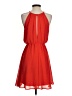 Lush 100% Polyester Solid Red Cocktail Dress Size S - photo 2