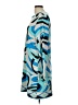 MICHAEL Michael Kors Graphic Blue Casual Dress Size L - photo 5