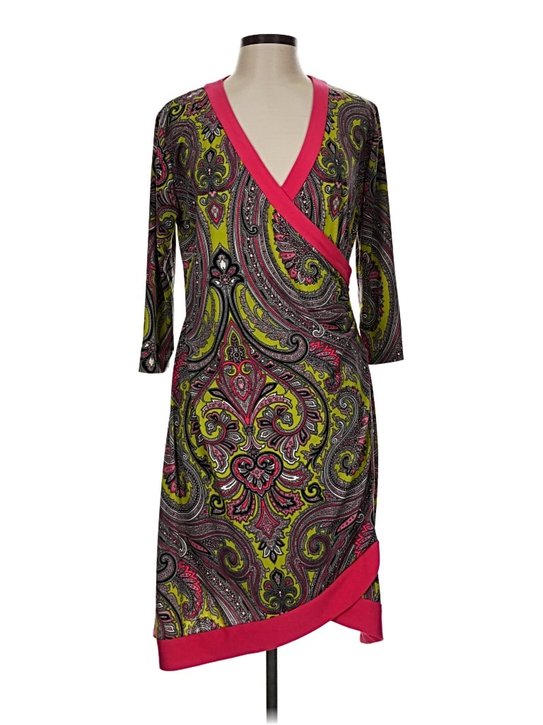 Pre-owned Iman Cocktail Dress In Burgundy