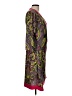 IMAN Paisley Burgundy Cocktail Dress Size L - photo 4