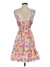 Shein 100% Polyester Floral Pink Cocktail Dress Size 2 - photo 2
